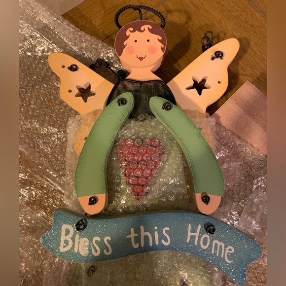 Bless This Home Angel Hanging, NIB - Picture 3 of 16